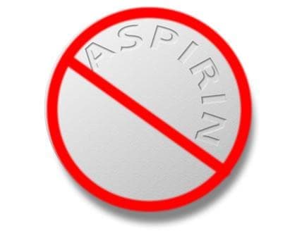 Противопоказания за прием на аспирин - изображение